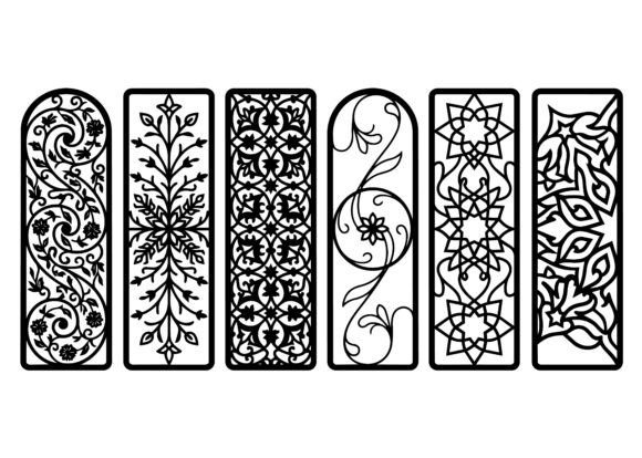 Download Decorative Bookmark Panel EPS Bundle - Eps bundle Collection