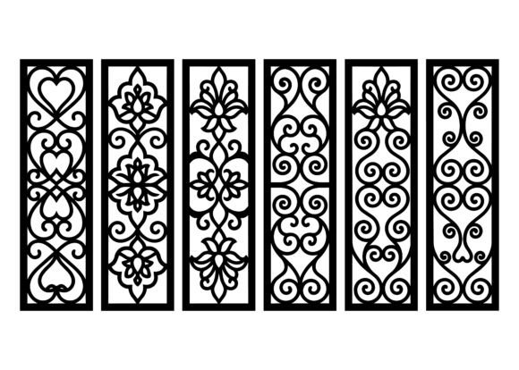 Download Ornamental Scroll Bookmark EPS Bundle - Eps bundle Collection