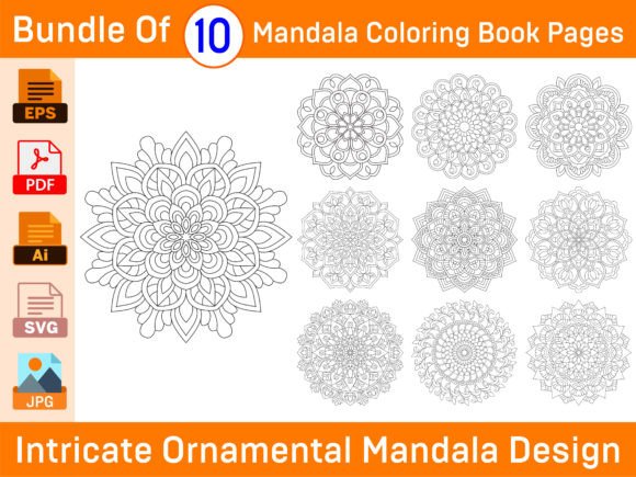 Download Bundle of Intricate Ornamental Mandala - Ornamental mandala Collection