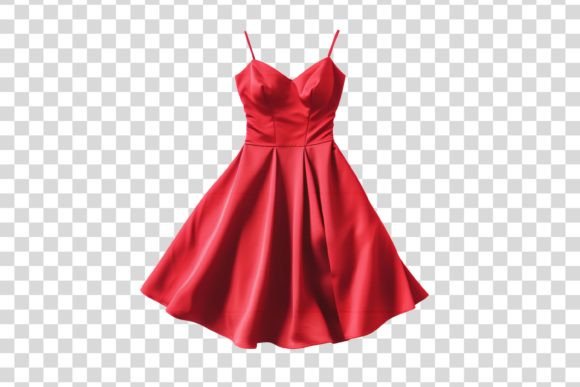 Download #102 Little Red Dress Isolated Element - Isolated Collection