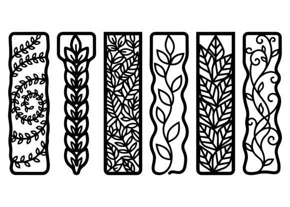 Download Botanical Leaf Bookmark EPS Bundle - Eps bundle Collection